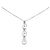 Autre Marque Collana di diamanti in oro bianco Au750 Argento