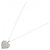 Autre Marque Collana in diamante in oro bianco Au750 a forma di cuore Argento - vista 2