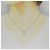Autre Marque Collana a Croce in Platino e Diamante Argento - vista 6