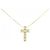 Autre Marque Collana a Croce con Diamanti Au750 D'oro