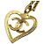 Pendente a cuore CC in metallo di Chanel D'oro - vista 3
