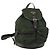 Off White Double Front Pocket Printed Canvas Khaki