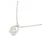 Autre Marque Collana di diamanti K14WG K10WG Argento - vista 3