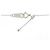 Autre Marque Collana di diamanti K14WG K10WG Argento - vista 5