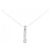 Autre Marque Collana di diamanti in oro bianco Au750 Argento