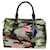 Christian Dior Polochon Satchel Limited Edition Anselm Reyle Camouflage Canvas Medium Multiple colors Cloth  ref.2661620