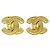 Chanel CC Clip-On Metal D'oro