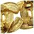 Chanel CC Clip-On Metal D'oro - vista 4