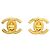 Chanel CC Turnlock Clip-On Metal D'oro