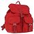 Double Prada Rucksack mit doppelter Fronttasche Tessuto Medium Rot