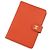 Chanel Coco Mark Leather Planner Cover Orange