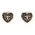 Chanel Navy Resin Clip Earrings Navy blue