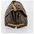 Borsa Saumur Louis Vuitton in tela Monogram 35 Marrone - vista 3