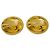 Chanel CC Round Metal D'oro - vista 2