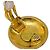 Chanel CC Round Metal D'oro - vista 4