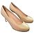 Beige Lederabsätze Chanel 36