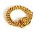 Pulsera Chanel 1995 Talla M L Maxi CC Turnlock Pulsera de Cadena Dorada Talla M L - vista 2
