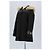 Claudie Pierlot Abrigo de piel negro - vista 4