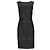 Vestido cinza listrado de Gianfranco Ferré