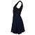 Miu Miu, Vestido plisado y drapeado Negro Azul - vista 3
