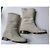 CHANEL Hellbeige Wildlederstiefel mit Schafsleinen Größe 40 IT - Ansicht 6
