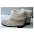 CHANEL Hellbeige Wildlederstiefel mit Schafsleinen Größe 40 IT - Ansicht 8