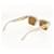 Fendi - O'Lock - Gafas de Sol Rectangulares - Blanco - Blanco roto  - vista 4