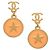 Chanel CC Star Dangle Metall mit Emaille Pink