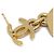 Chanel CC Star Dangle Metall mit Emaille Golden - Ansicht 3