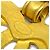 Chanel Vintage CC Heart Cut Out Drop Clip-On Metal D'oro - vista 4