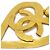 Chanel Vintage CC Heart Cut Out Drop Clip-On Metal D'oro - vista 2