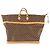 Louis Vuitton Borsa da viaggio Cruiser in pelle marrone