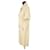 Saint Laurent Vestido de algodón beige - vista 5