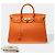 Hermès Borsa HERMES Birkin 40 in Pelle Arancione - 103115 - vista 2