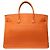 Hermès Borsa HERMES Birkin 40 in Pelle Arancione - 103115 - vista 4