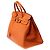 Hermès Borsa HERMES Birkin 40 in Pelle Arancione - 103115 - vista 5