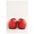 Christian Louboutin Bailarinas de cuero rojas - vista 2