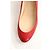 Christian Louboutin Bailarinas de cuero rojas - vista 5