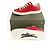 Sneaker Longchamp in camoscio rosso - vista 5