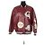 Autre Marque Bordeaux Lederjacke