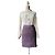 Falda Bottega Veneta de lana y cachemira lavanda