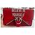 Borsa Pinko Love in pelle di vitello rossa e camoscio Rosso - vista 3