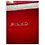 Borsa Pinko Love in pelle di vitello rossa e camoscio Rosso - vista 6
