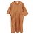 Hermès Vestido corto Bohemian Hermes Vestido de algodón 40 Castaño