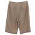 Pantalones de piel de ciervo Hermès Castaño - vista 2