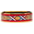 Bracciale charm in smalto cloisonné GM di Hermès Rosso Multicolore D'oro  - vista 3