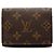 Monogramm Umschlag Kartenetui Louis Vuitton Braun