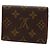 Monogramm Umschlag Kartenetui Louis Vuitton Braun - Ansicht 2