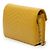 Chanel Giallo Piccolo Flap in Pelle di Agnello a Chevron Inverso - vista 2