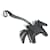 Taschenanhänger Hermès Rodeo Pegasus PM Schwarz  - Ansicht 1